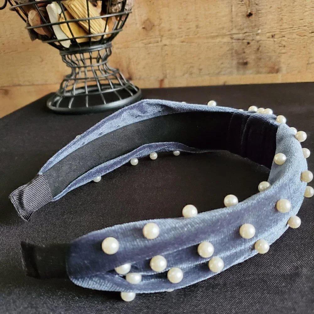 Pearl Velvet Headband